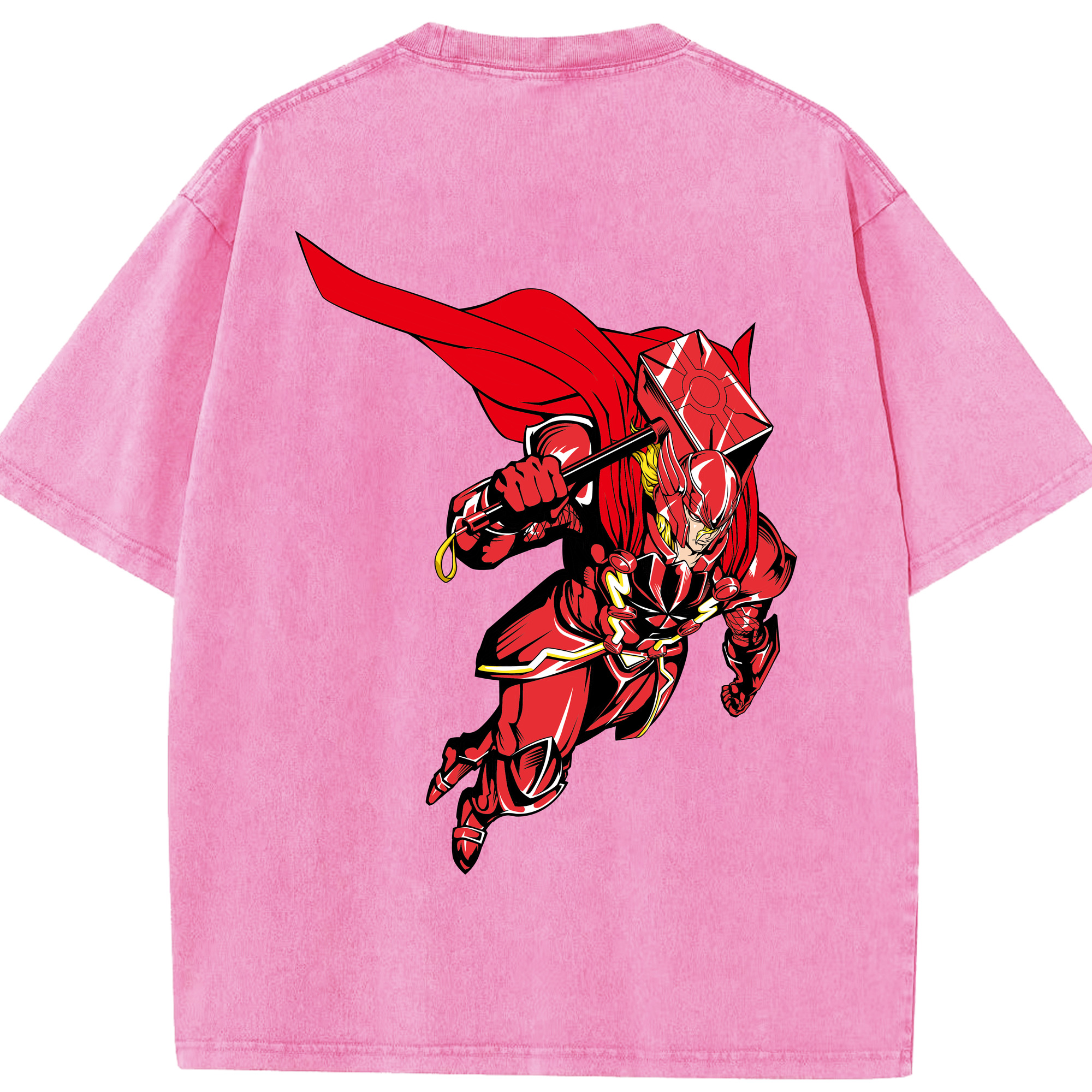 （画像用） アベンジャーズ The Avengers 綿100% ヴィンテージ風 半袖Tシャツ（背面プリント）